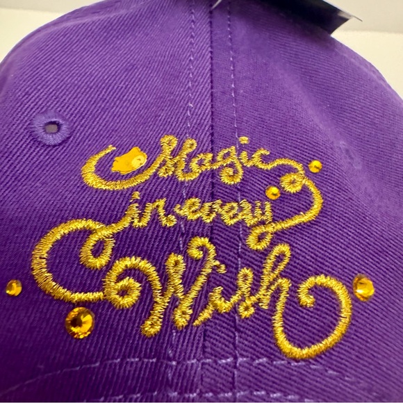NWT. Disney Wish castmember baseball hat. Purple cap features goat & star - Picture 7 of 12